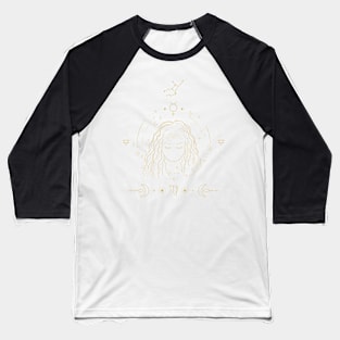 Zodiac Virgo Sign Baseball T-Shirt